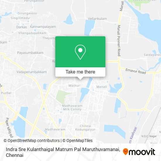 Indra Sre Kulanthaigal Matrum Pal Maruthuvamanai map