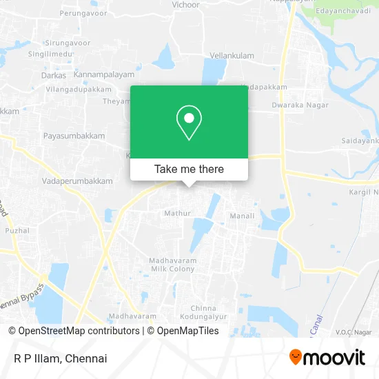 R P Illam map