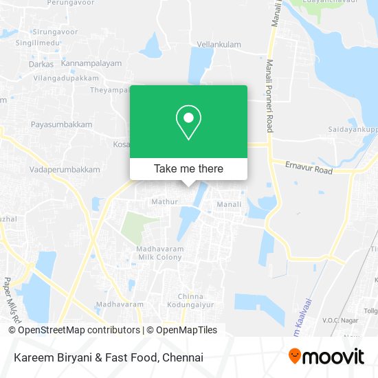 Kareem Biryani & Fast Food map