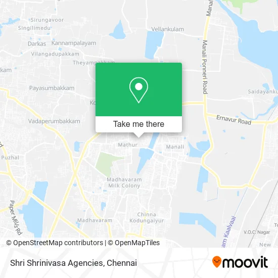 Shri Shrinivasa Agencies map