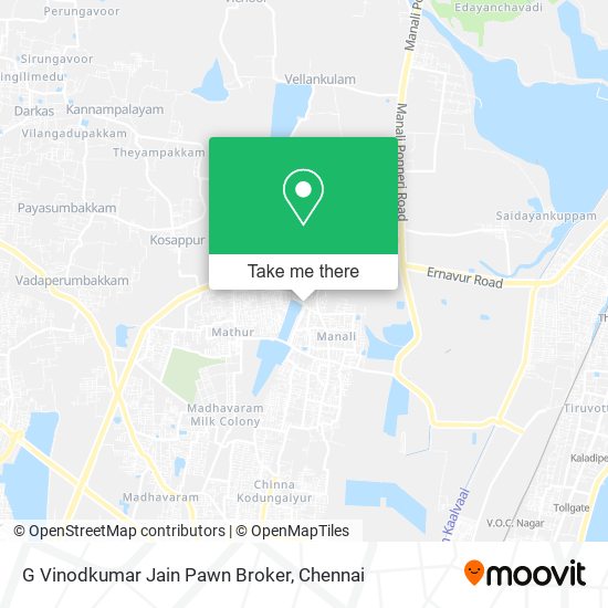 G Vinodkumar Jain Pawn Broker map