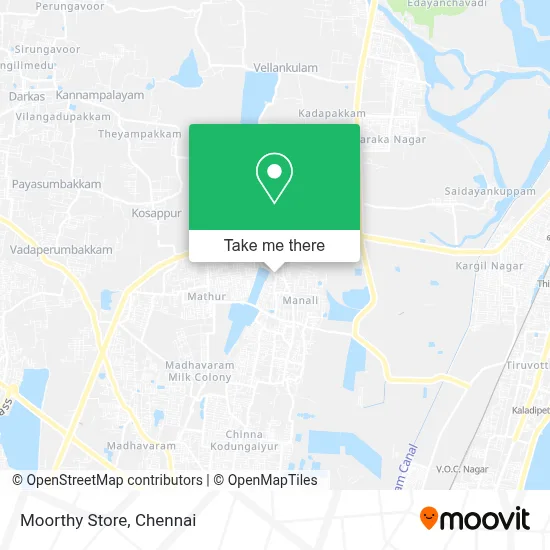 Moorthy Store map