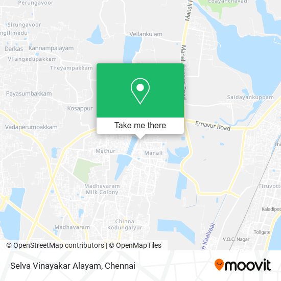 Selva Vinayakar Alayam map