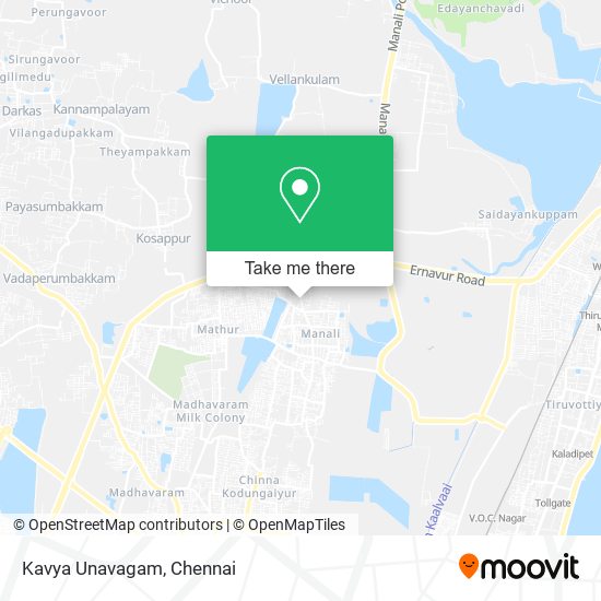 Kavya Unavagam map