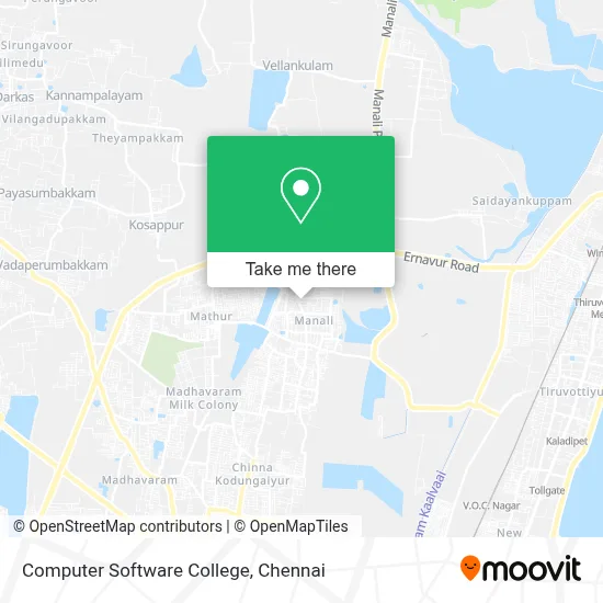 Computer Software College map