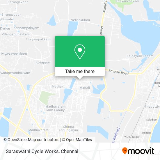 Saraswathi Cycle Works map