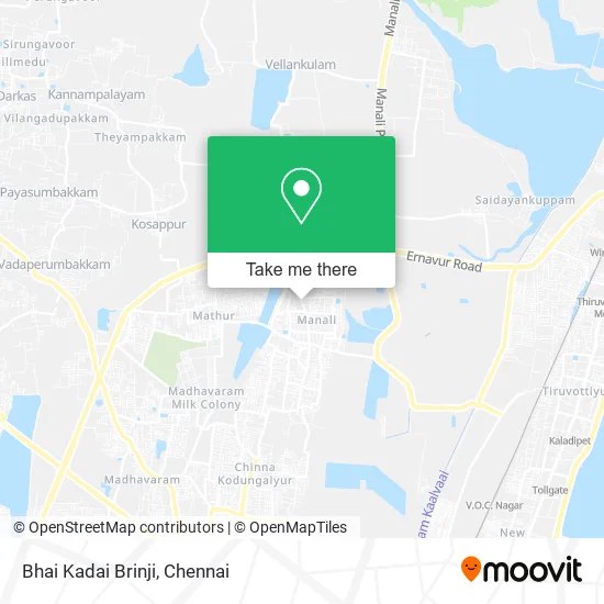 Bhai Kadai Brinji map