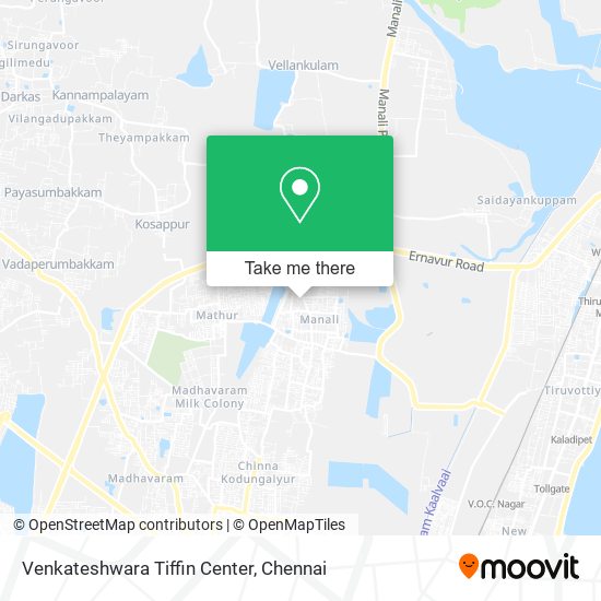 Venkateshwara Tiffin Center map