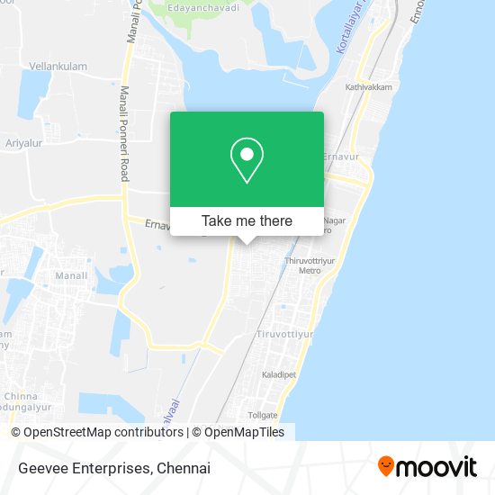 Geevee Enterprises map
