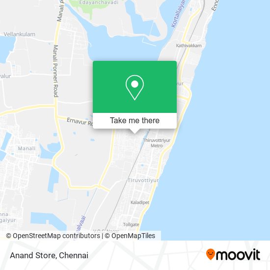 Anand Store map