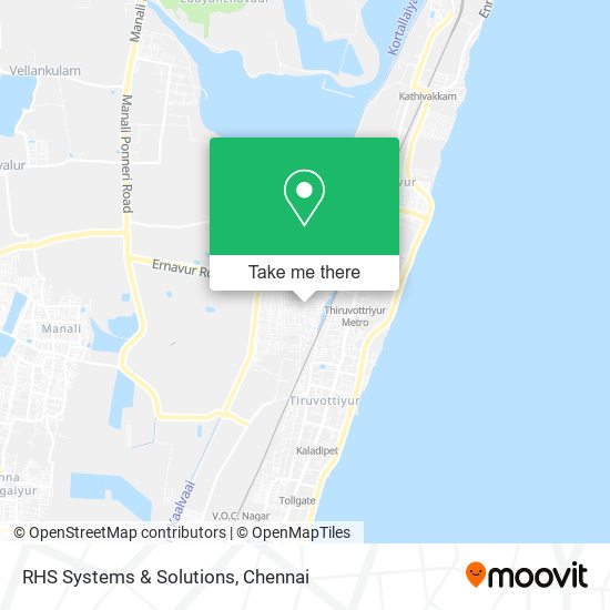 RHS Systems & Solutions map