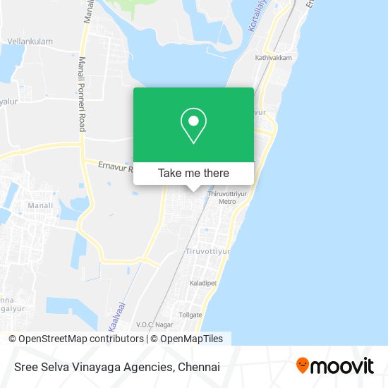 Sree Selva Vinayaga Agencies map