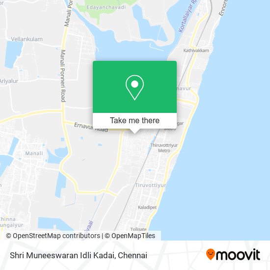 Shri Muneeswaran Idli Kadai map