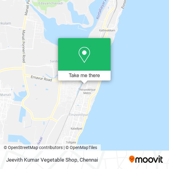 Jeevith Kumar Vegetable Shop map