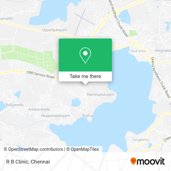 R B Clinic map
