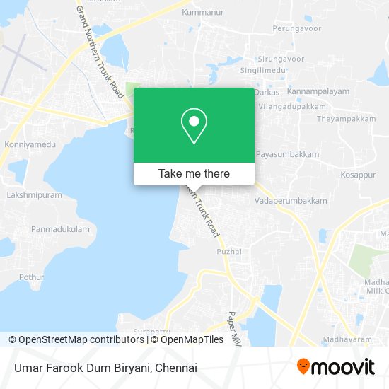Umar Farook Dum Biryani map