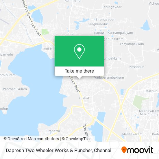 Dapresh Two Wheeler Works & Puncher map