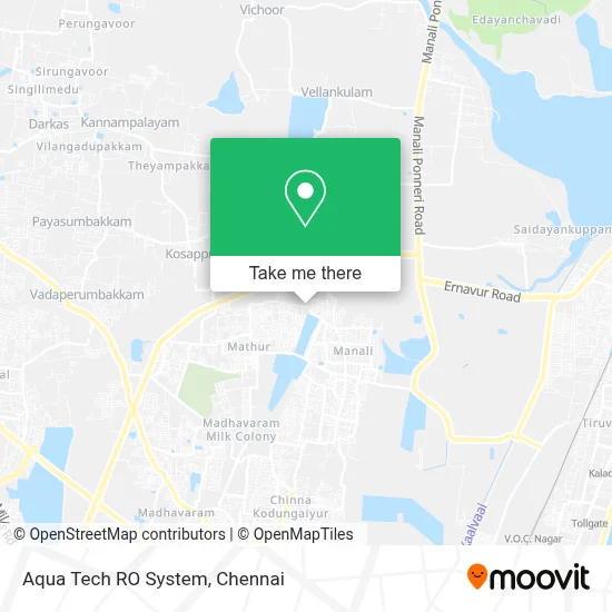 Aqua Tech Ro System map