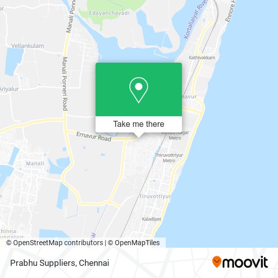 Prabhu Suppliers map