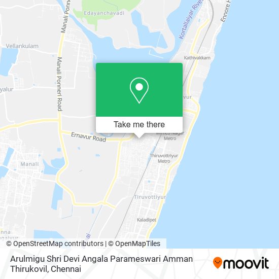 Arulmigu Shri Devi Angala Parameswari Amman Thirukovil map