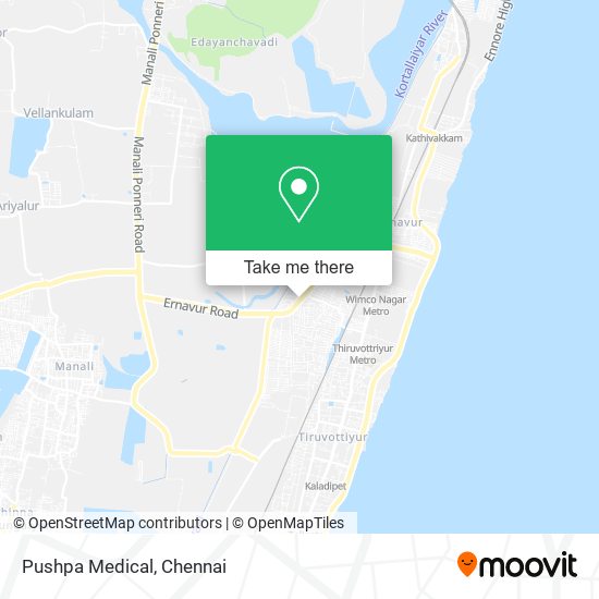 Pushpa Medical map