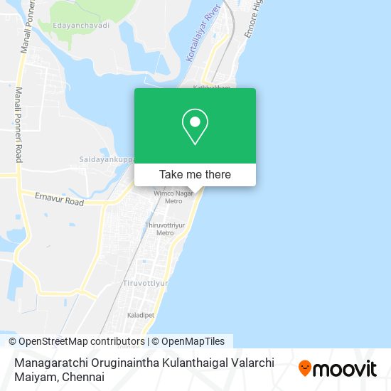 Managaratchi Oruginaintha Kulanthaigal Valarchi Maiyam map