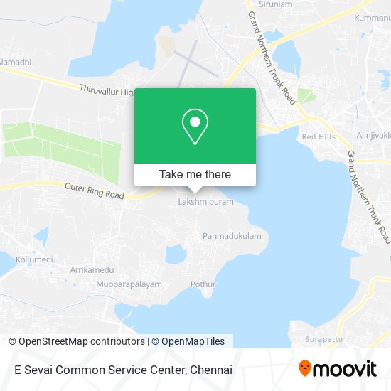 E Sevai Common Service Center map