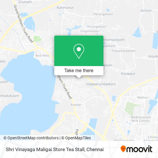 Shri Vinayaga Maligai Store Tea Stall map