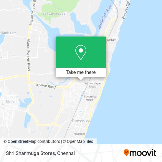 Shri Shanmuga Stores map