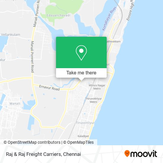 Raj & Raj Freight Carriers map