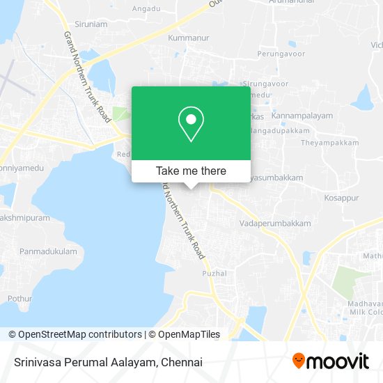 Srinivasa Perumal Aalayam map