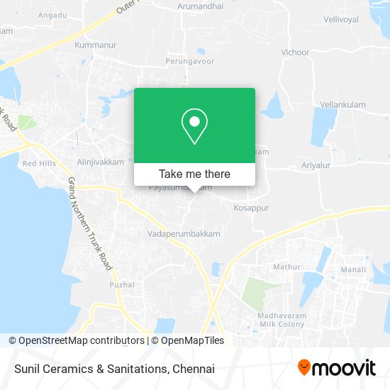 Sunil Ceramics & Sanitations map