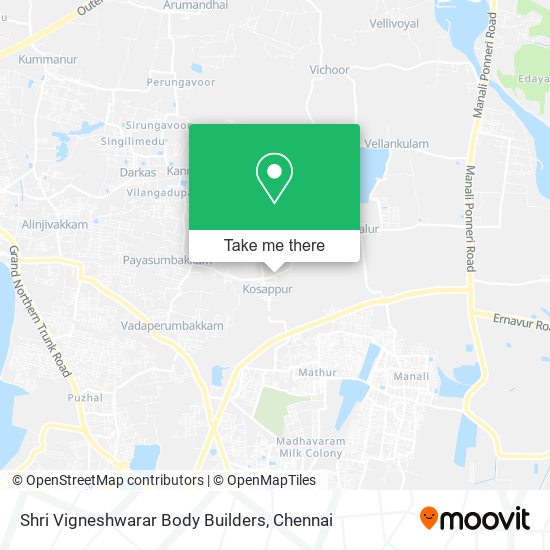 Shri Vigneshwarar Body Builders map