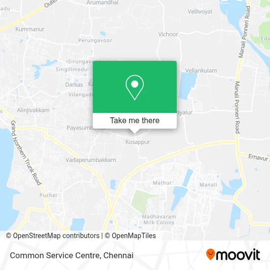 Common Service Centre map