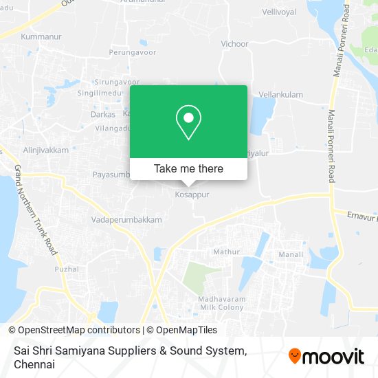 Sai Shri Samiyana Suppliers & Sound System map