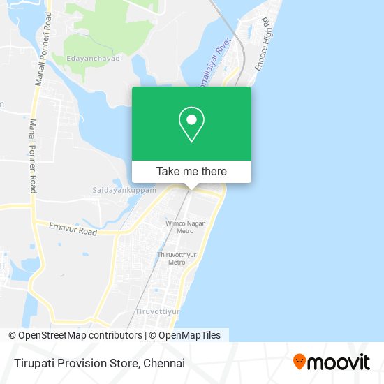 Tirupati Provision Store map