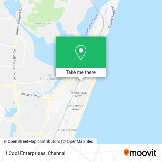 I Cool Enterprises map
