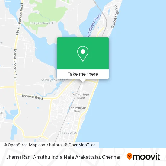Jhansi Rani Anaithu India Nala Arakattalai map
