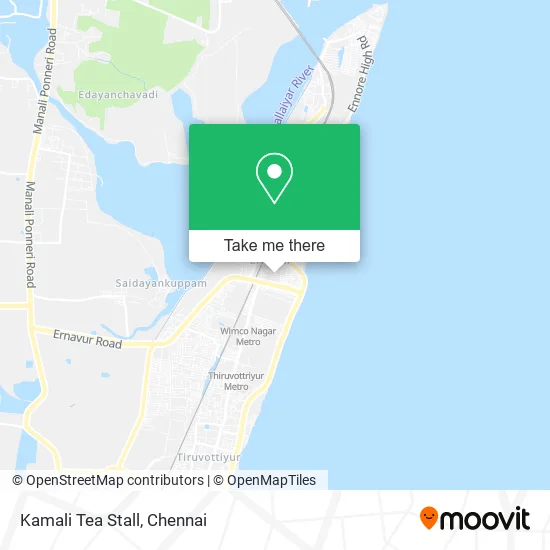 Kamali Tea Stall map
