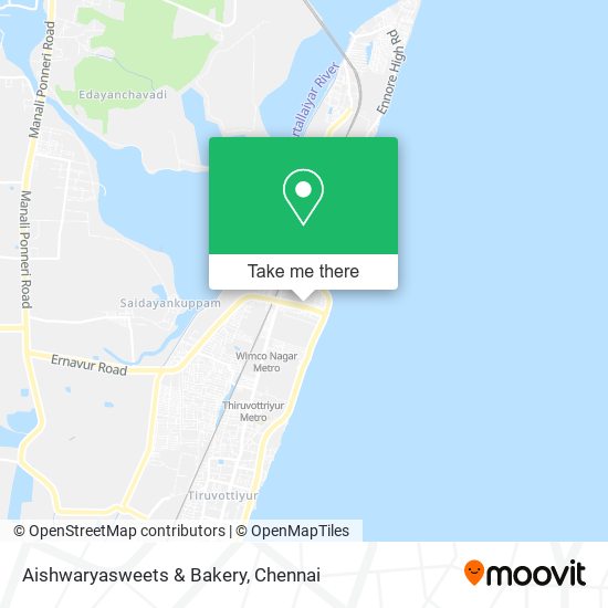 Aishwaryasweets & Bakery map