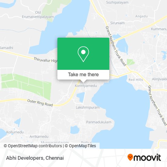 Abhi Developers map