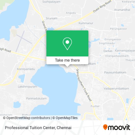 Professional Tuition Center map