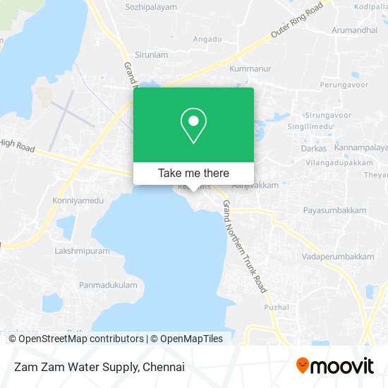 Zam Zam Water Supply map