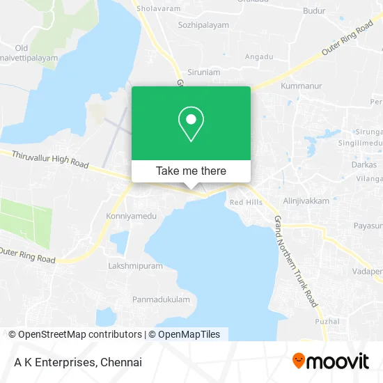 A K Enterprises map