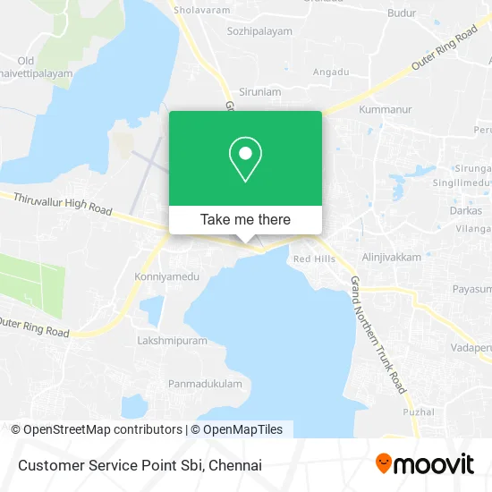 Customer Service Point Sbi map