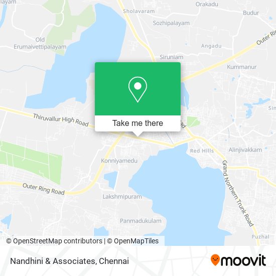 Nandhini & Associates map