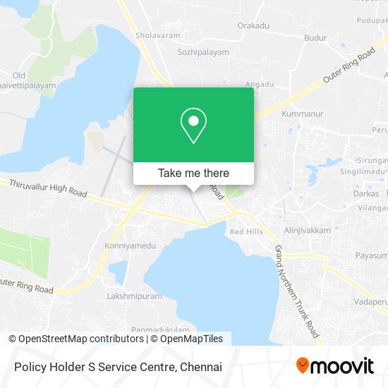 Policy Holder S Service Centre map