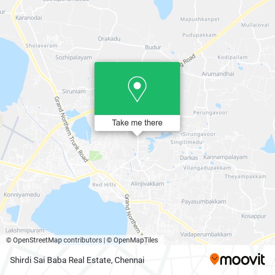 Shirdi Sai Baba Real Estate map