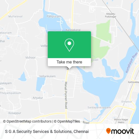 S G A Security Services & Solutions map