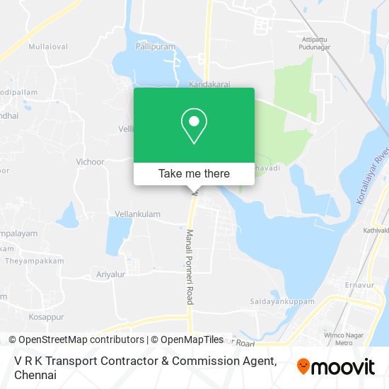 V R K Transport Contractor & Commission Agent map